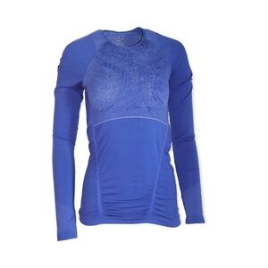 Title Nine Long Sleeve Compression Top M Ruched